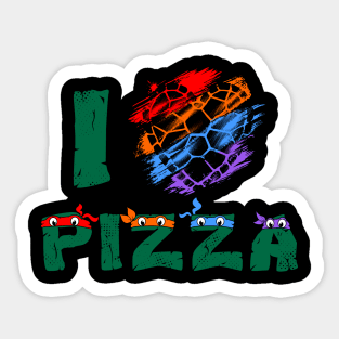 Pizza Lover Ninjas Sticker